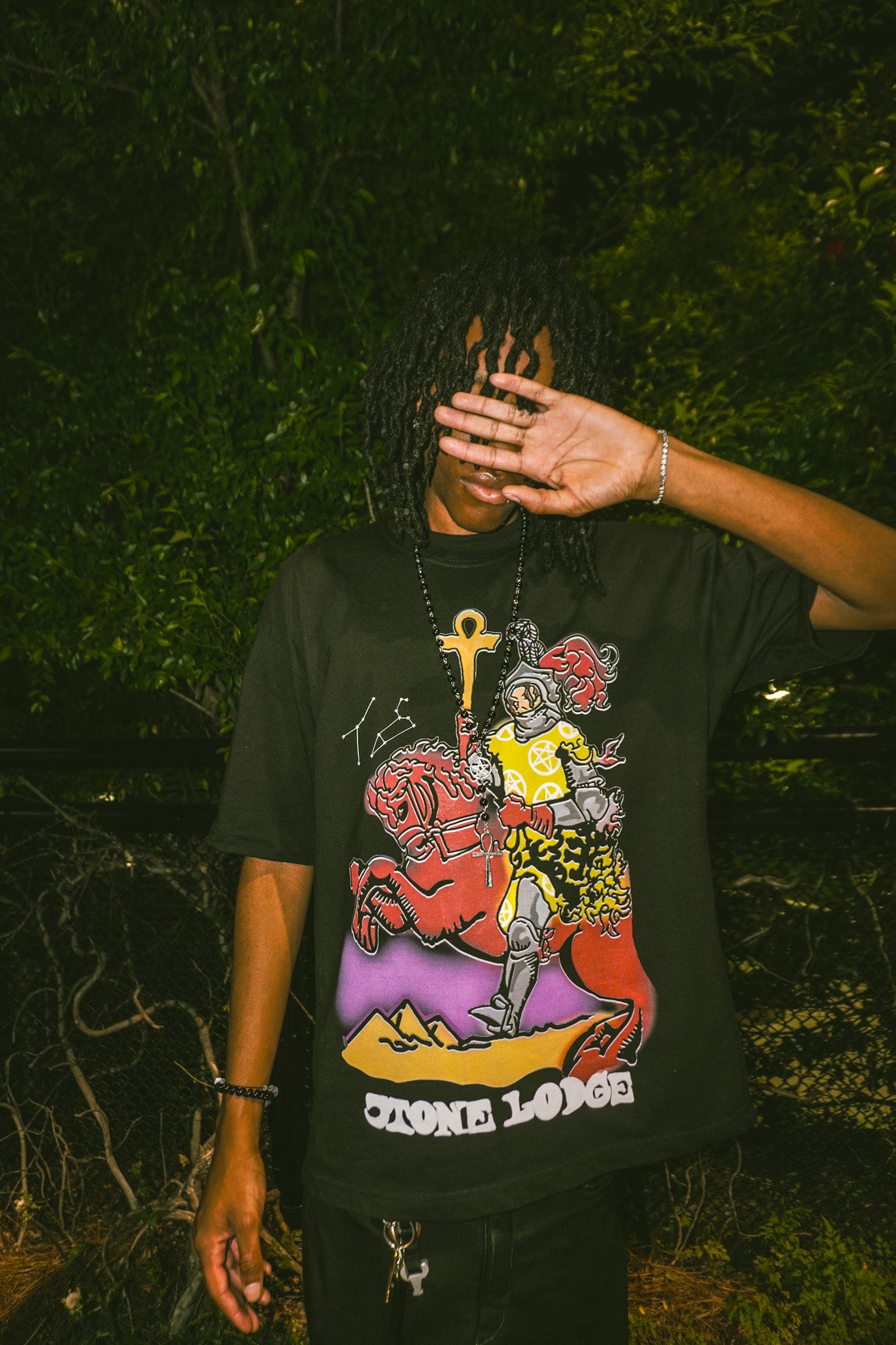 Knight of Wands Tarot Card T-Shirt